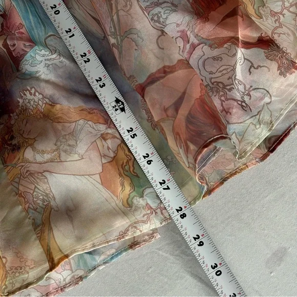 Selkie Mucha Puff Babydoll Dress Womens XS Mini Sheer Coquette Fairy Whimsical - Picture 15 of 16